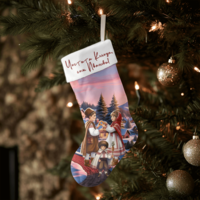 Коледен персонализиран чорап Коледари 4