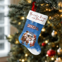 Коледен персонализиран чорап Коледари 6