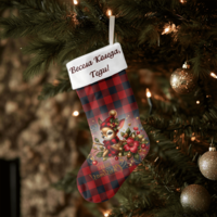 Коледен персонализиран чорап Еленче