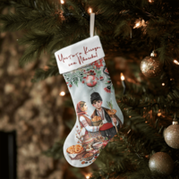 Коледен персонализиран чорап Коледари 11