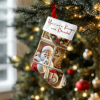 Коледен персонализиран чорап Дядо Коледа 1