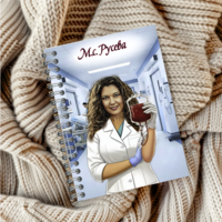 Тефтер ръчно правен персонализиран Медицинска сестра - Онкология, Хематология