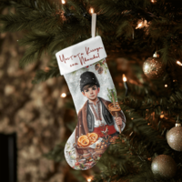 Коледен персонализиран чорап Коледари 12