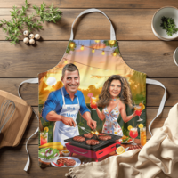 Престилка за готвене Шеф Готвач Бербекю Карикатура