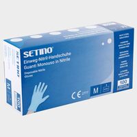 SETINO NITRILE BLUE PREMIUM Еднократни ръкавици от нитрил