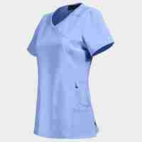 Дамска медицинска туника CHEROKEE WRAP LIGHT BLUE CKE2625A