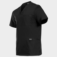 Мъжка медицинска туника CHEROKEE V-NECK BLACK WWE670