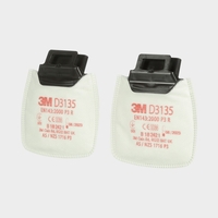 Прахов филтър, чифт 3M Secure Click D3125 P3 R