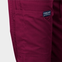 Дамски медицински панталон CHEROKEE MR TAPERED BURGUNDY WWE105