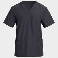 Мъжка медицинска туника NOBBY DARK GREY