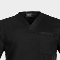 Мъжка медицинска туника CHEROKEE V-NECK BLACK WWE670