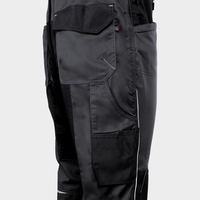 PRISMA SPANDEX GREY/BLACK Работен полугащеризон