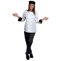 NAPOLI WHITE/BLACK Туника за готвачи