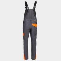 Работен полугащеризон PRISMA LIGHT STRETCH GREY/ORANGE