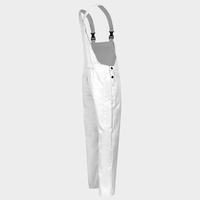 Работен полугащеризон PLUTON T/C WHITE