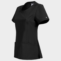Дамска медицинска туника CHEROKEE ROUD BLACK CKE2624A