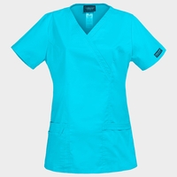 Дамска медицинска туника CHEROKEE WRAP TURQUOISE WWE4728