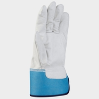 THOMSON PETROL BLUE Ръкавици от кожа и плат