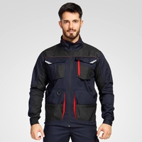Работно яке KASTOR STRETCH DARK BLUE/RED