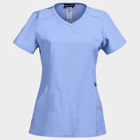 Дамска медицинска туника CHEROKEE WRAP LIGHT BLUE CKE2625A