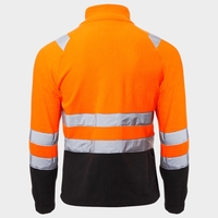 PRISMA HV ORANGE FLEECE Сигнален суитшърт