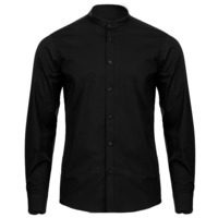 VELILLA BLACK Мъжка риза с яка тип столче