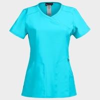 Дамска медицинска туника CHEROKEE WRAP TURQUOISE CKE2625A