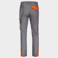 Работен панталон PRISMA LIGHT STRETCH GREY/ORANGE