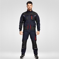 Работен панталон KASTOR STRETCH GREY/ORANGE