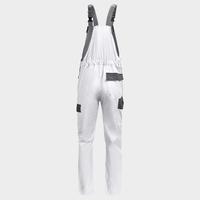 Работен полугащеризон EOS STRETCH WHITE/GREY