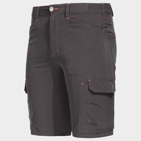 Работен къс панталон VIGOR GREY/ORANGE