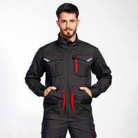 Работно яке KASTOR STRETCH GREY/ORANGE