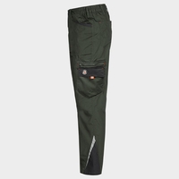 Работен панталон PRISMA LIGHT STRETCH OLIVE/BLACK