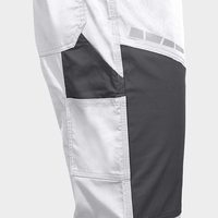 Работен полугащеризон EOS STRETCH WHITE/GREY