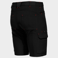 Работен къс панталон VIGOR BLACK/RED