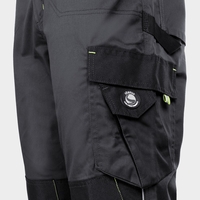PRISMA SPANDEX GREY/BLACK Работен полугащеризон
