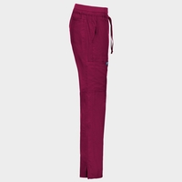 Дамски медицински панталон CHEROKEE MR TAPERED BURGUNDY WWE105