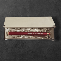 Химикал с кутийка с послание 