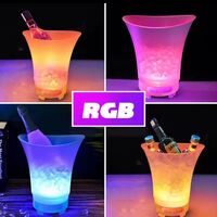 RGB LED Парти ледарка с Bluetooth тонколона – Охладител за напитки и парти осветление