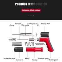 Професионален Ръчен пистолет за нитове/пирони със заряд NailGun