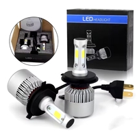 Комплект 2 LED диода с вентилатор HB4 (9006), led фар 72w 7600lm 12v-24v 6000k