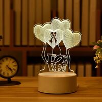 Уникални 3D LED нощни лампи
