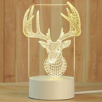 Уникални 3D LED нощни лампи
