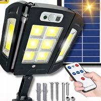 LED соларна лампа 400W със сензор за движение и две сгъваеми секции