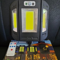 LED соларна лампа 400W със сензор за движение и две сгъваеми секции