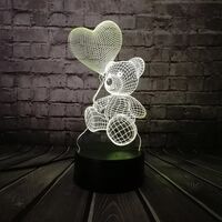 Уникални 3D LED нощни лампи