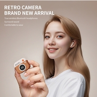 Дизайнеpcku Bluetooth слушалкu с винтидж кейс фотoanapam с дисплей NOSTALGIA
