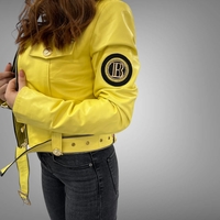 Яке от естествена кожа “Yellow”