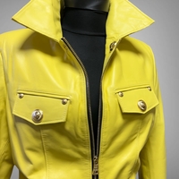 Яке от естествена кожа “Yellow”