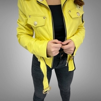 Яке от естествена кожа “Yellow”